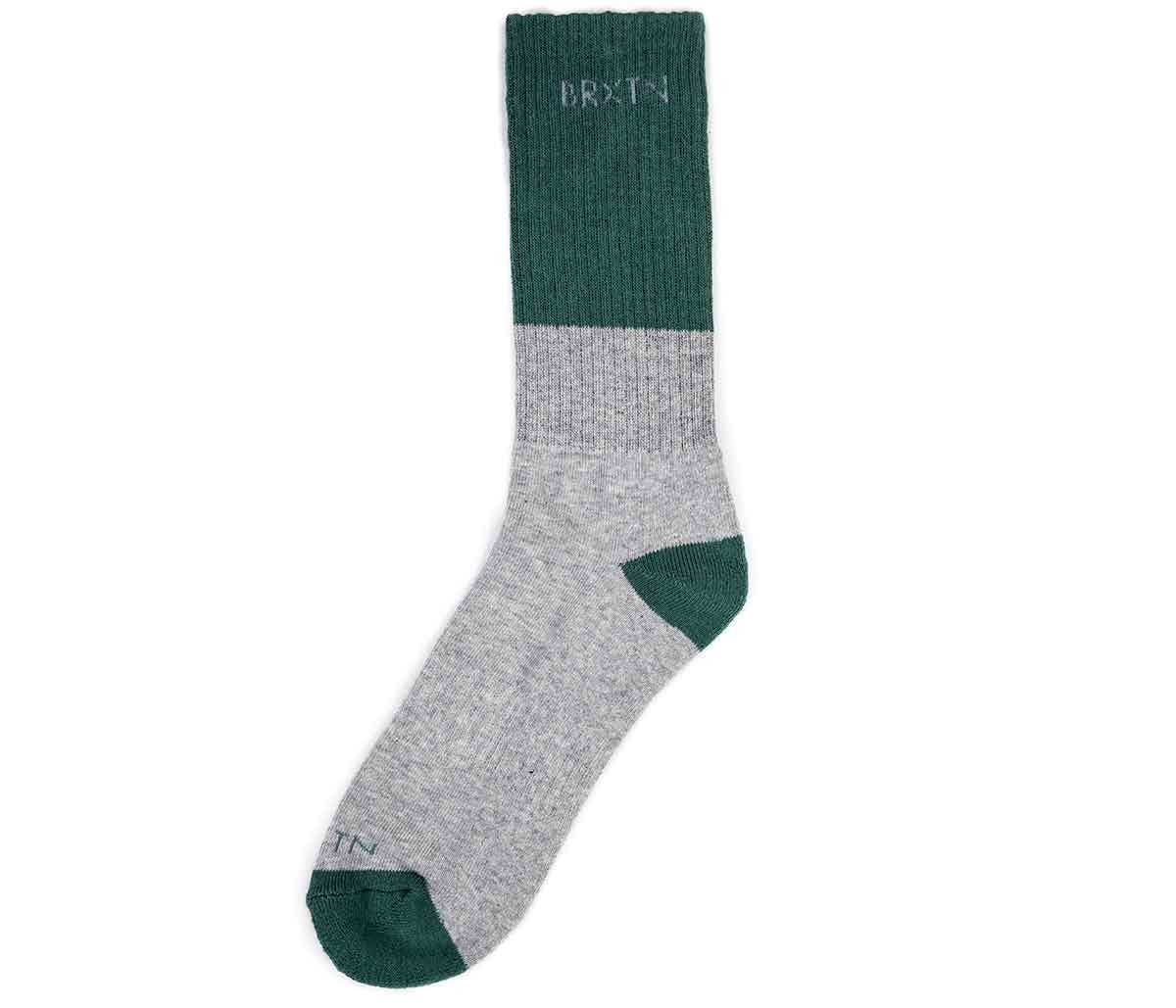 Brixton - Marvin Men's Socks, Sage - The Giant Peach