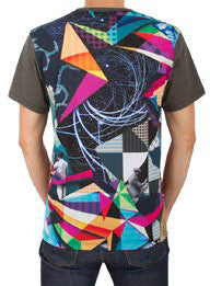 Imaginary Foundation - Mashup Men's Relaxed Fit Panel Shirt, Charcoal - The Giant Peach