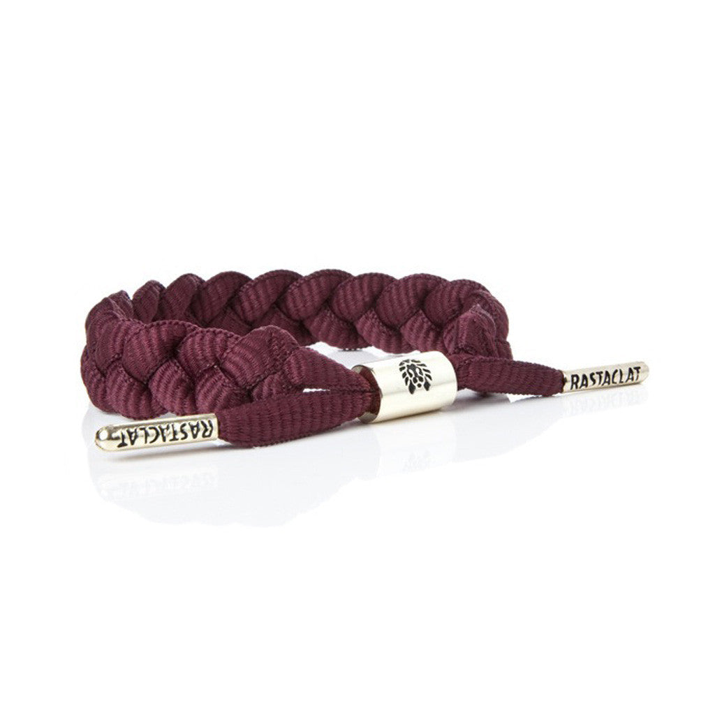 Rastaclat - Shoelace Bracelet, Merlot - The Giant Peach
