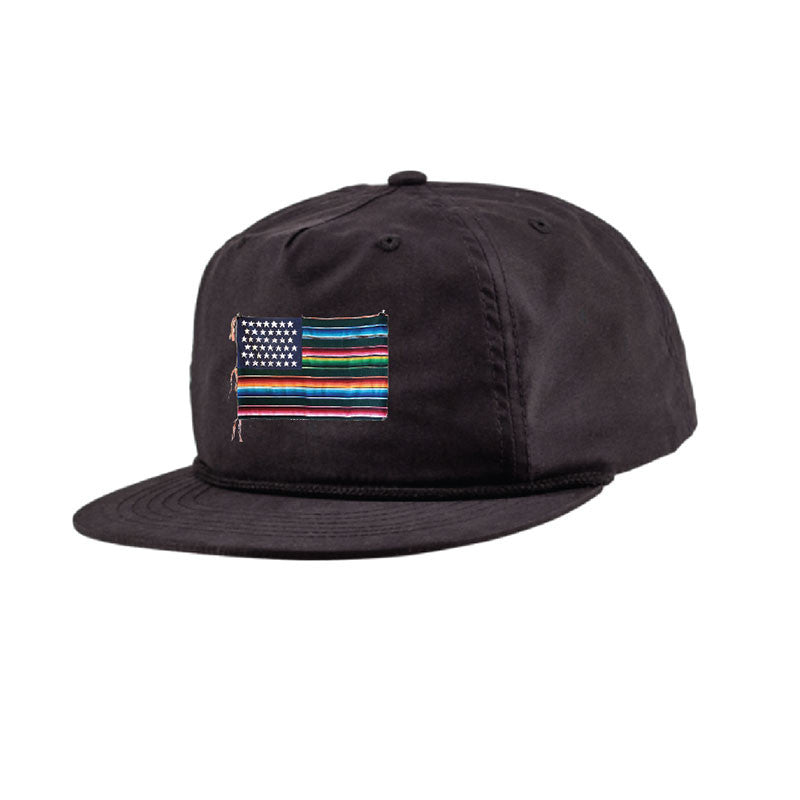 Akomplice x Nacho Becerra - Mi Bandera Dad Hat, Black - The Giant Peach