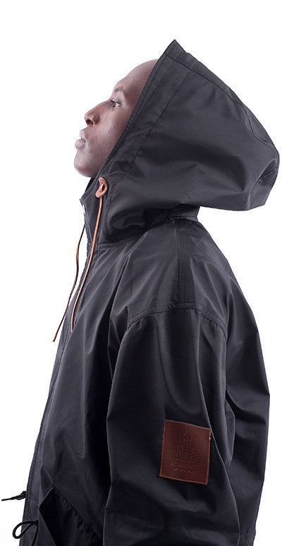 Akomplice VSOP - The Mickey Men's Trench Jacket, Black - The Giant Peach