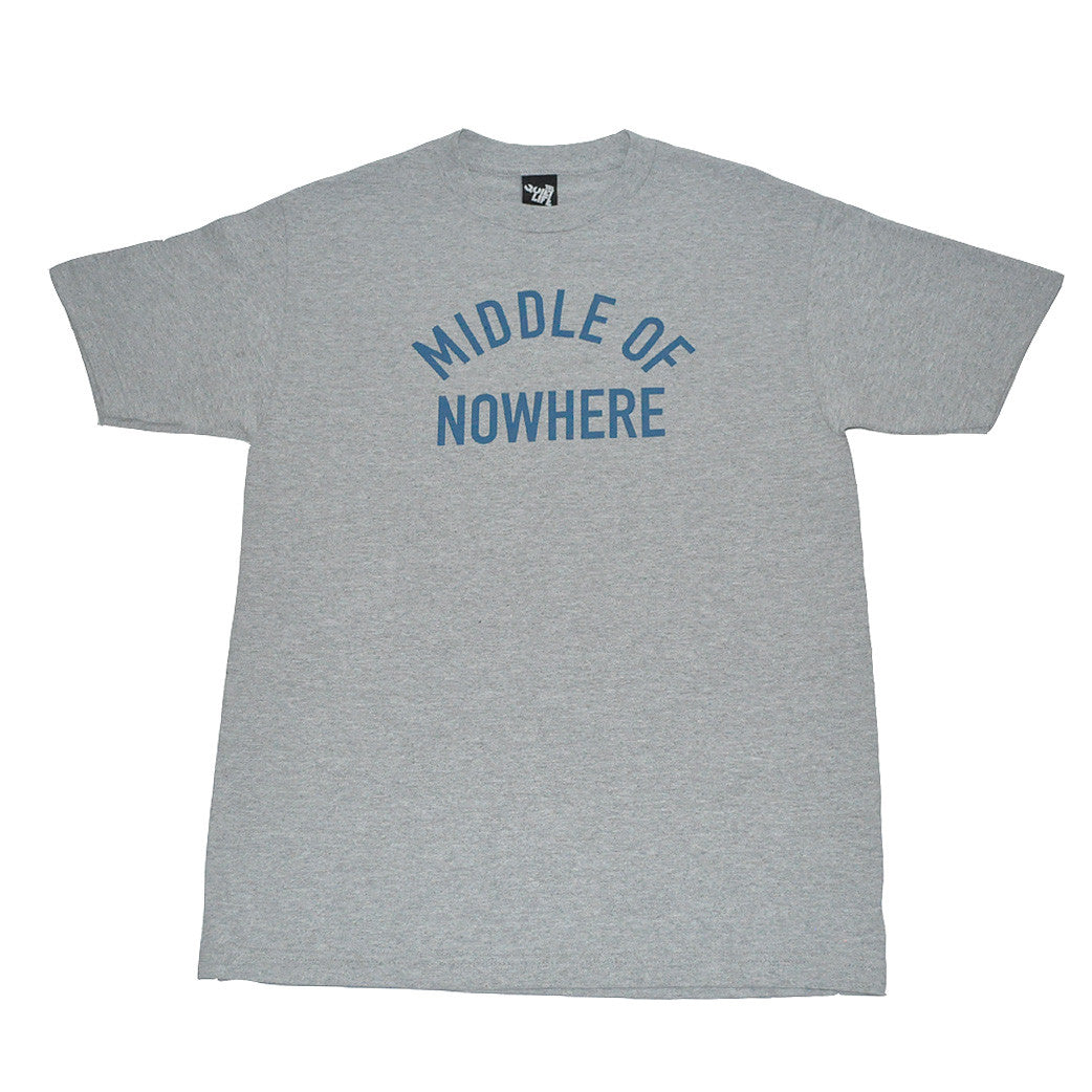 The Quiet Life - Middle of Nowhere Men's Shirt, Heather Grey - The Giant Peach