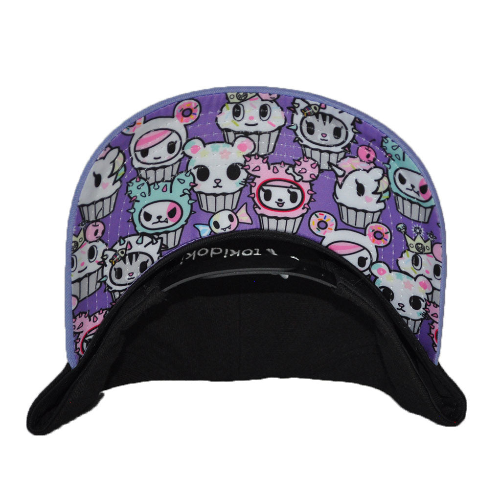 tokidoki - More Cupcakes Snapback Hat, Black - The Giant Peach