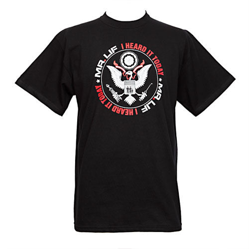 Mr. Lif - I Heard It Today Men's Shirt, Black - The Giant Peach
