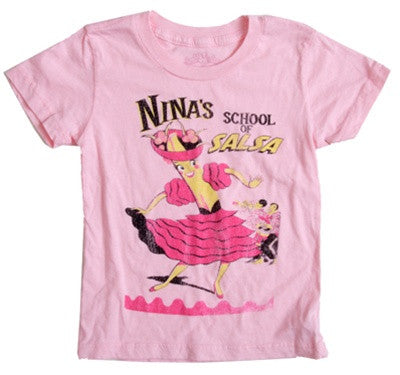 made U look - Nina's Infant & Toddler Tee, Dusty Pink - The Giant Peach