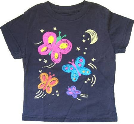 made U look - Nightflies Infant & Toddler Tee, Navy - The Giant Peach