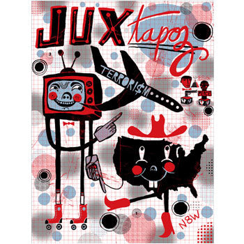 Juxtapoz - Nate Williams N8W Poster Print - The Giant Peach