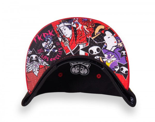 tokidoki - Pink Dragon Snapback Hat, Black - The Giant Peach