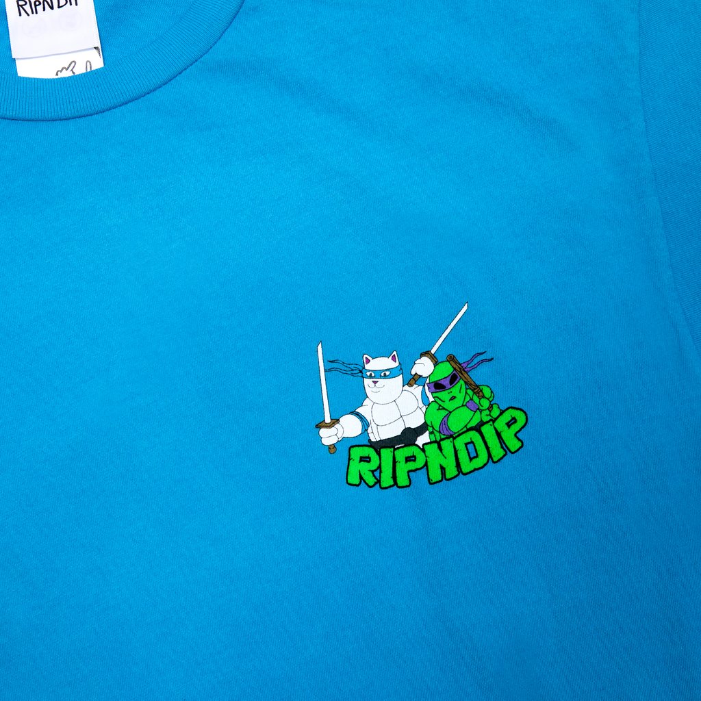 RIPNDIP - Teenage Mutant Men's Tee, Blue