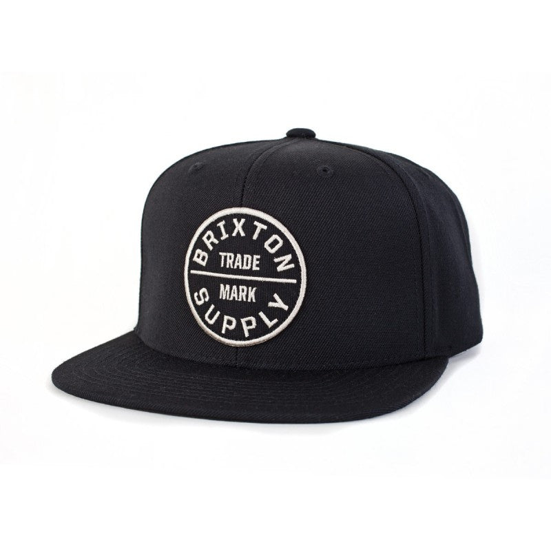 Brixton - Oath III Men's Snapback, Black - The Giant Peach