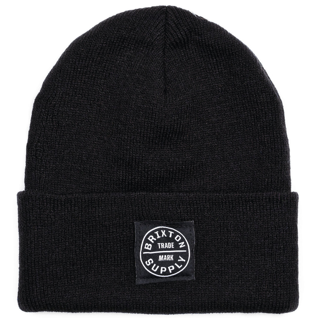 Brixton Oath Watch Cap Men's Beanie, Black The Giant Peach