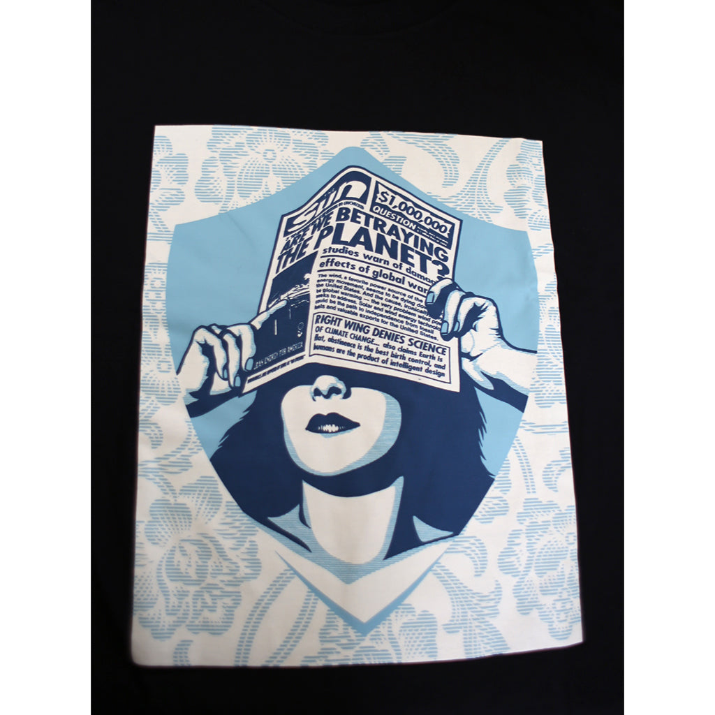 OBEY - Are We Betraying The Planet Men's Tee, Black
