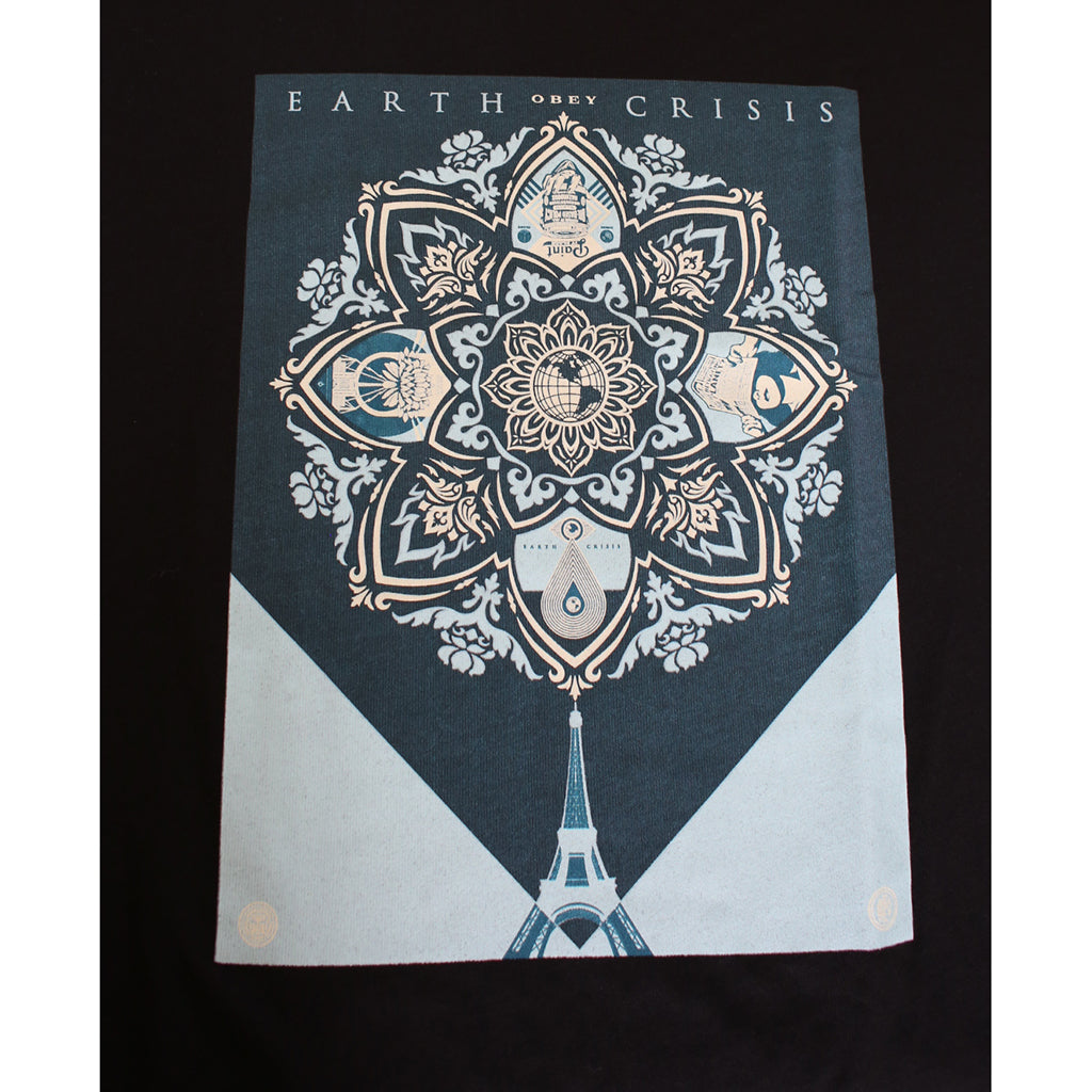 OBEY - Earth Crisis Men's Sustainable Tee, Black