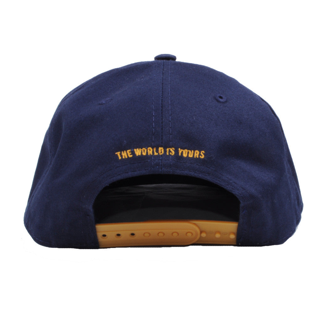 Akomplice - Passport Snapback Hat, Navy - The Giant Peach