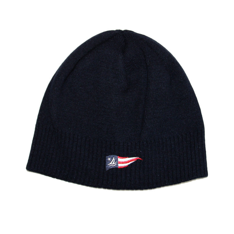 Top Sider - Sailing Beanie, Navy - The Giant Peach