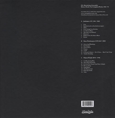 P.E. Hewitt Jazz Ensemble- Winter Winds Complete Works 1968-1970, 3xCD - The Giant Peach