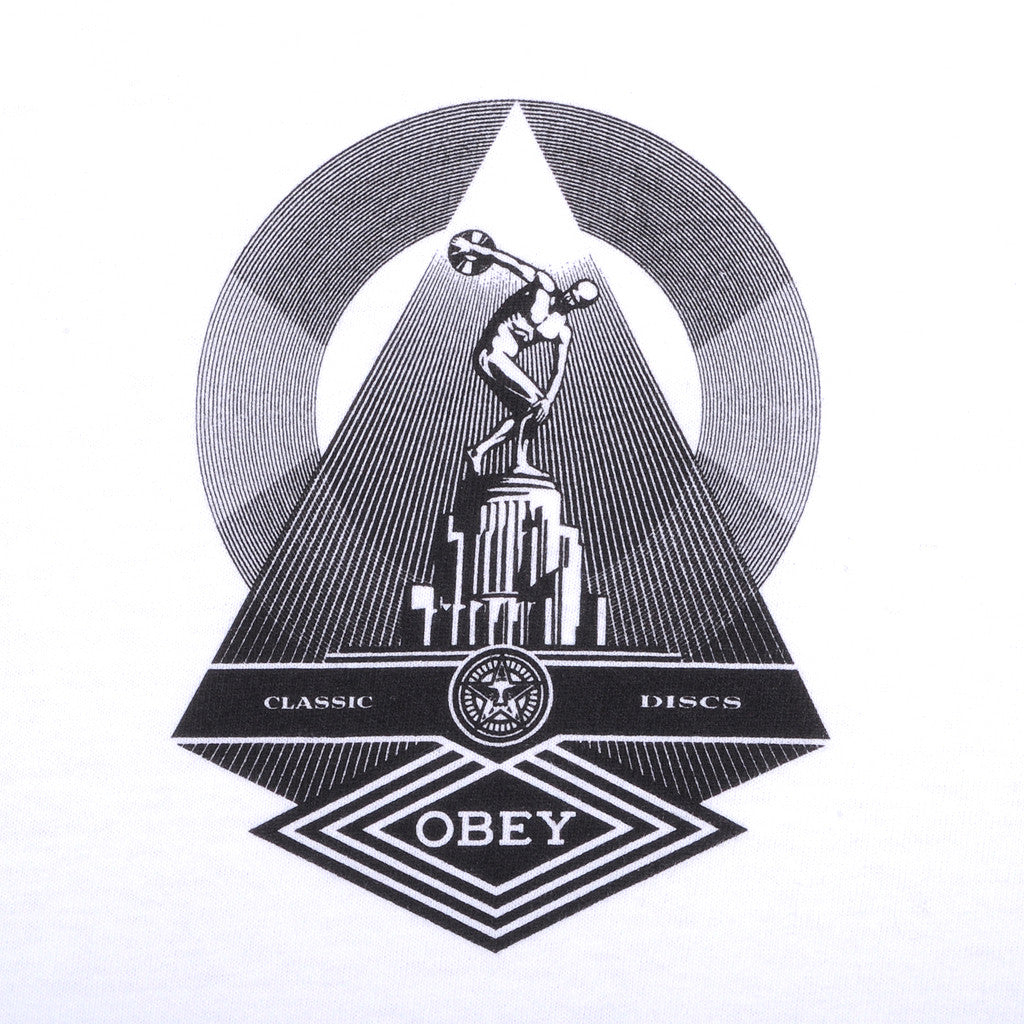 OBEY - Pedestal Men's Tee, White - The Giant Peach