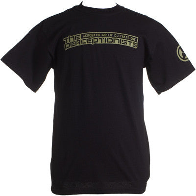 The Perceptionists - Perceptionists Shirt, Black - The Giant Peach