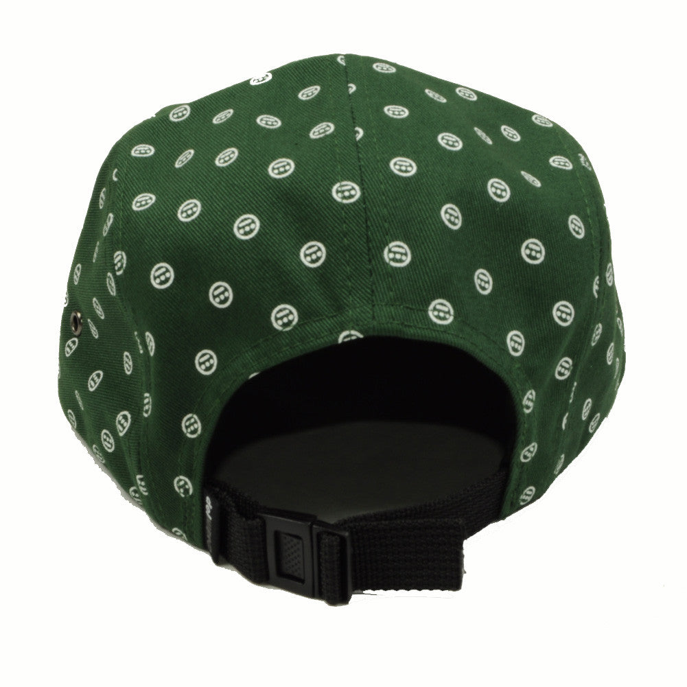 delHIERO - Oak Mini Del Hiero 5 Panel Hat, Green - The Giant Peach