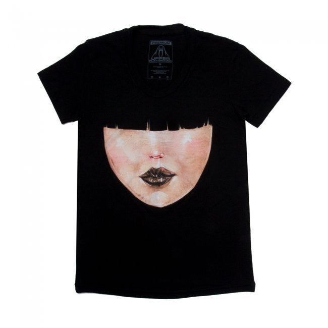 David Choe - Bangs Premium Women's Shirt, Black - The Giant Peach