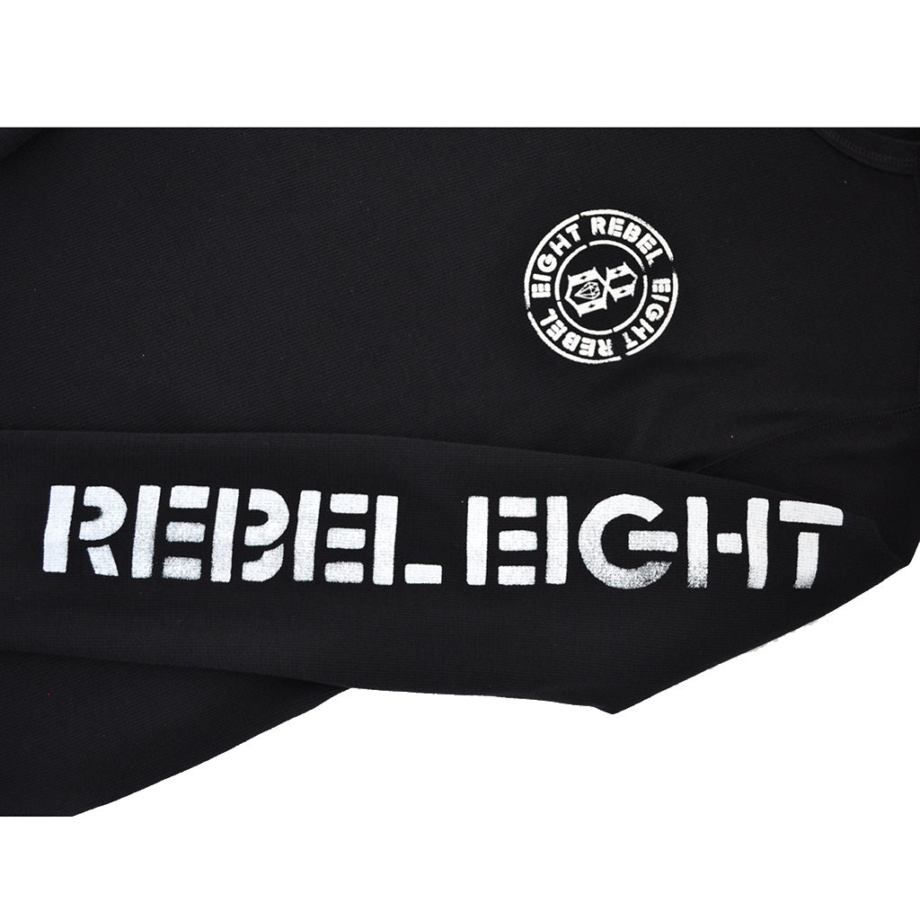 REBEL8 - Blotch Men's Thermal, Black - The Giant Peach