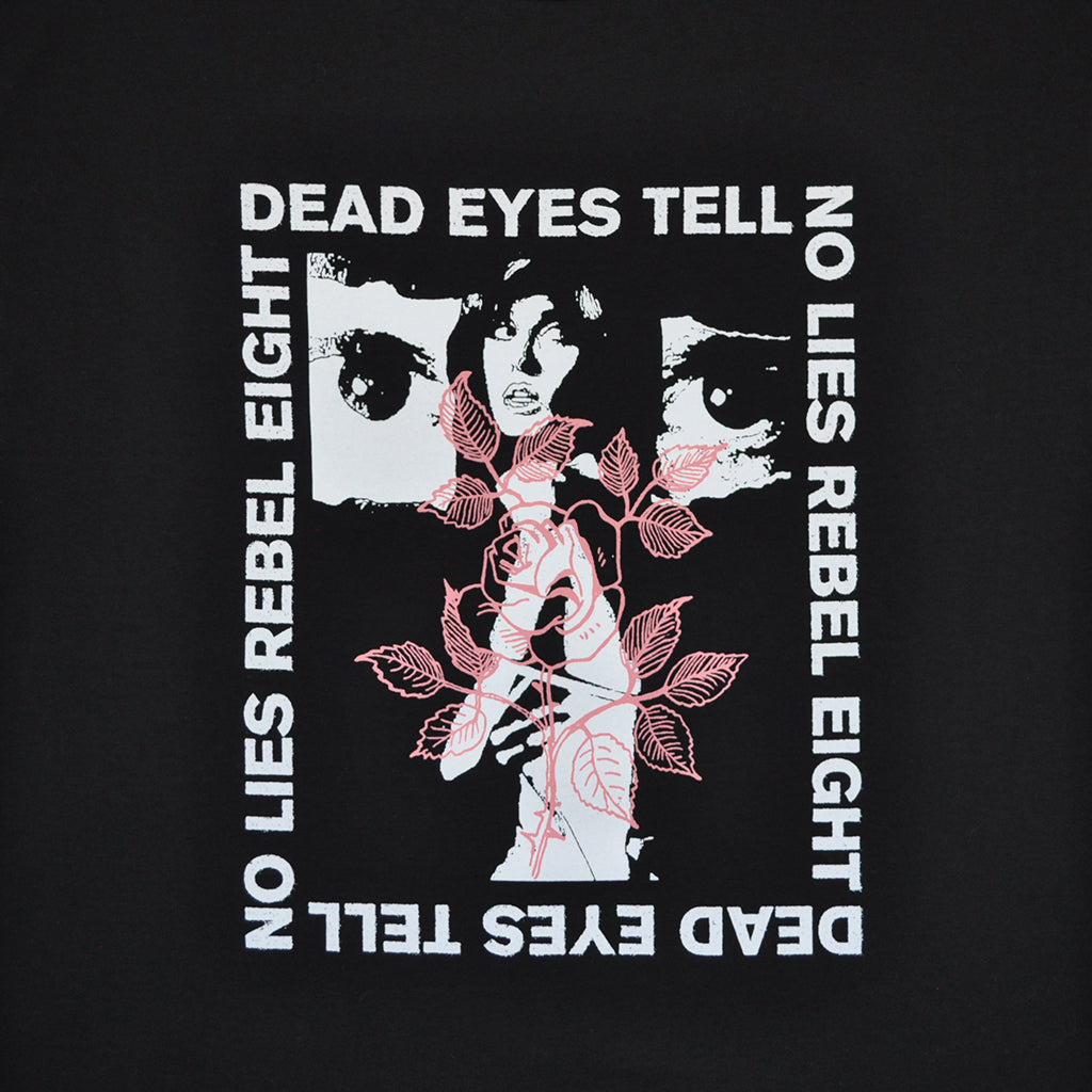REBEL8 x BOW3RY - Dead Eyes Men's Coaches Jacket, Black - The Giant Peach
