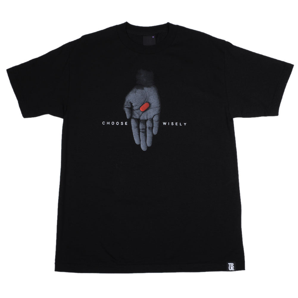 TRUE - Red Pill Men's Shirt, Black - The Giant Peach