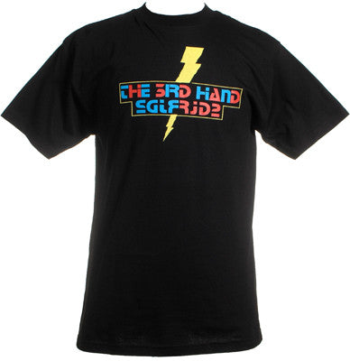 RJD2 - Lightning Bolt Men's Shirt, Black - The Giant Peach