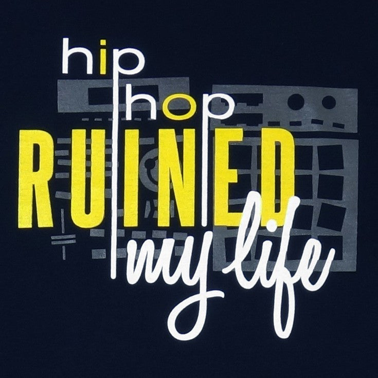 Ongaku - Ruined Men's T-Shirt, Navy - The Giant Peach