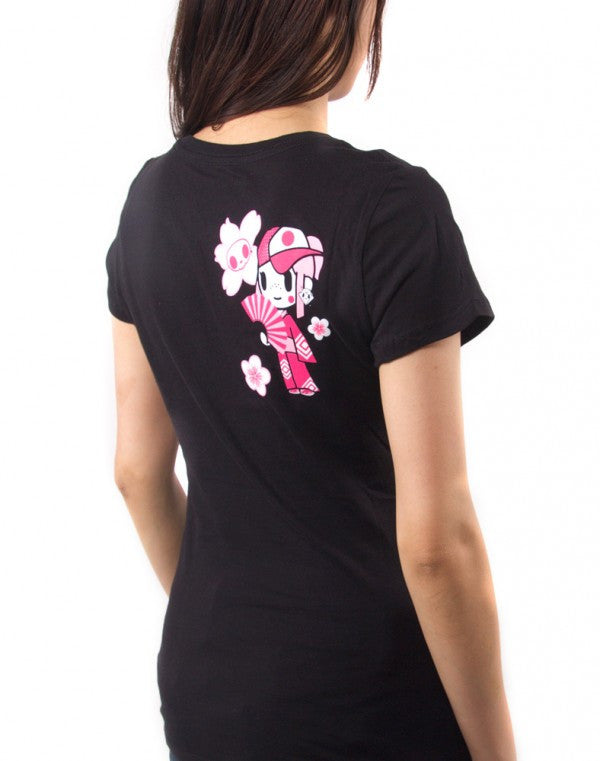 tokidoki - Super Fan Women's Shirt, Black - The Giant Peach