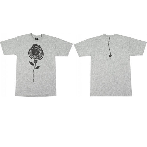 Shinganist - Jun Kaneko Flower Men's Shirt, Heather Grey - The Giant Peach