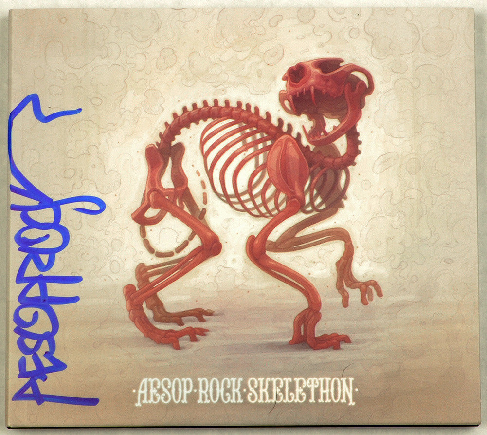 Aesop Rock - Skelethon, CD (autographed) - The Giant Peach