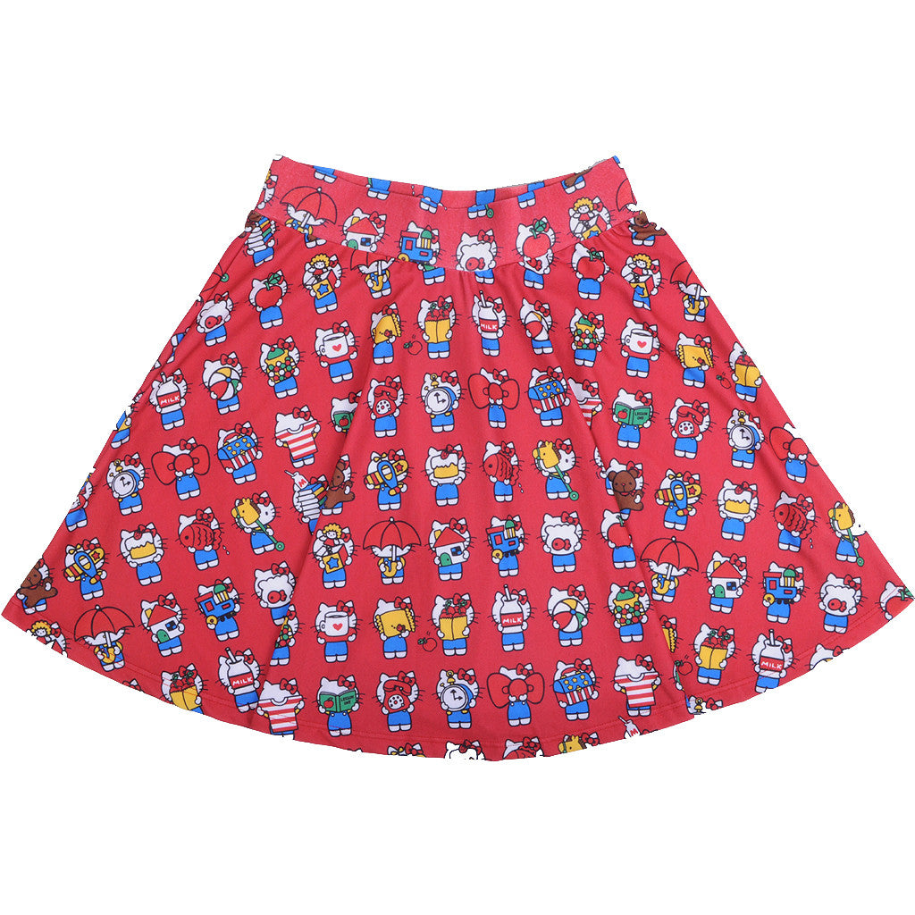 JapanLA x Hello Kitty - 40th Skirt, Red - The Giant Peach