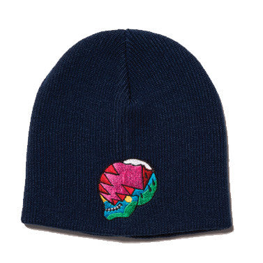 The Quiet Life - Herndon Skull Beanie, Black - The Giant Peach