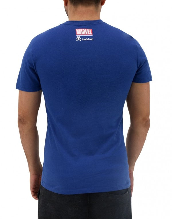 tokidoki TKDK - Spidey Chaos Men's Shirt, Navy - The Giant Peach