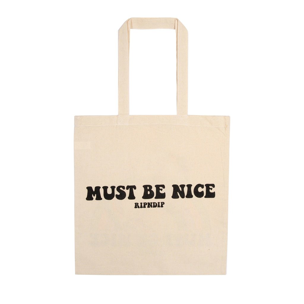 RIPNDIP - My Little Nerm Tote Bag, Natural Canvas