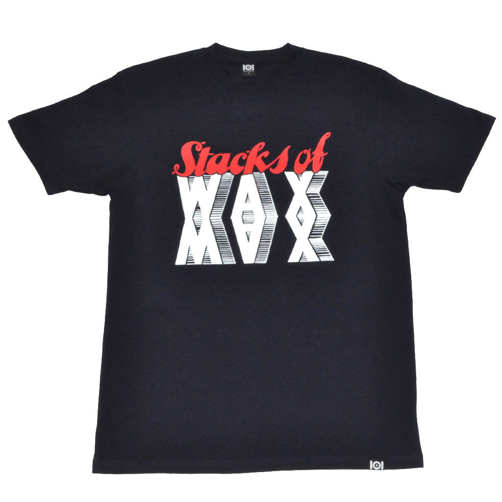 101 Apparel - Stacks of Wax Men's Shirt, Navy - The Giant Peach