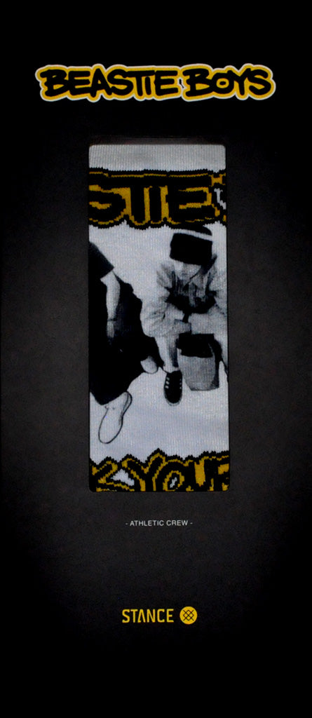 Stance x Beastie Boys - Check Your Head Men's Socks, White - The Giant Peach