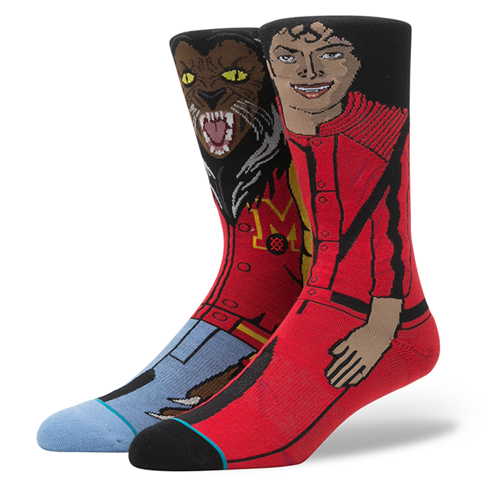 Stance x Michael Jackson Men's Socks, Red - The Giant Peach