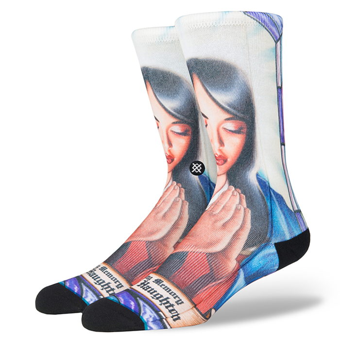 Stance x Aaliyah - Praise Aaliyah Men's Socks, Multi - The Giant Peach