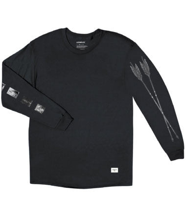 Akomplice - Stand With Standing Rock Men's Crewneck Sweatshirt, Black - The Giant Peach