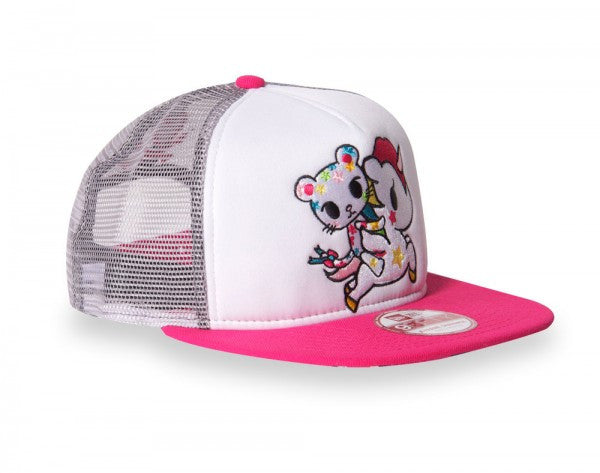 tokidoki - Star Bright Mesh Trucker, White - The Giant Peach