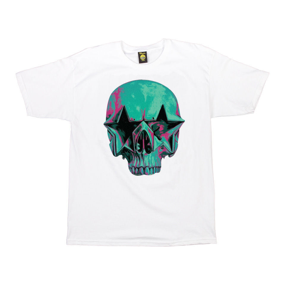 Popaganda by Ron English - Starskull Men's Tee, White - The Giant Peach