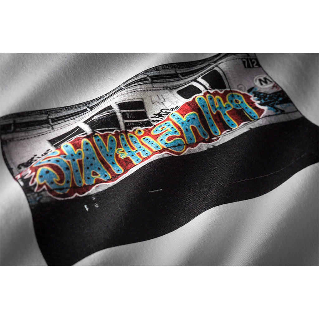 HUF - HUF x Stay High 149 Mass Transit Men's Tee, White - The Giant Peach