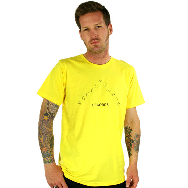 Stones Throw - 1973 Men's Shirt, Yellow - The Giant Peach