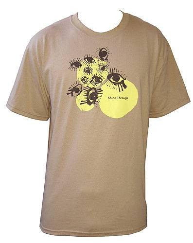 Aloe Blacc - Shine Through Shirt, Khaki - The Giant Peach