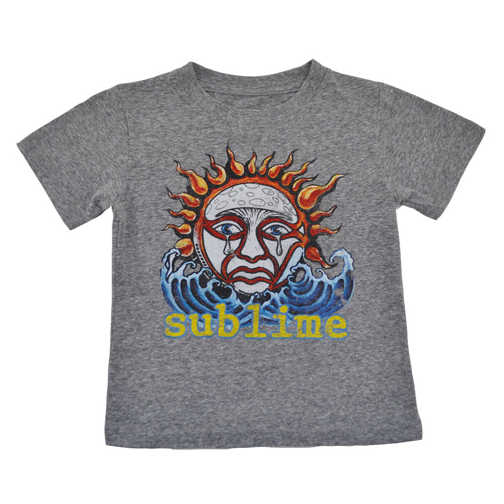 Sublime - Logo Toddler Tee, Heather Grey - The Giant Peach