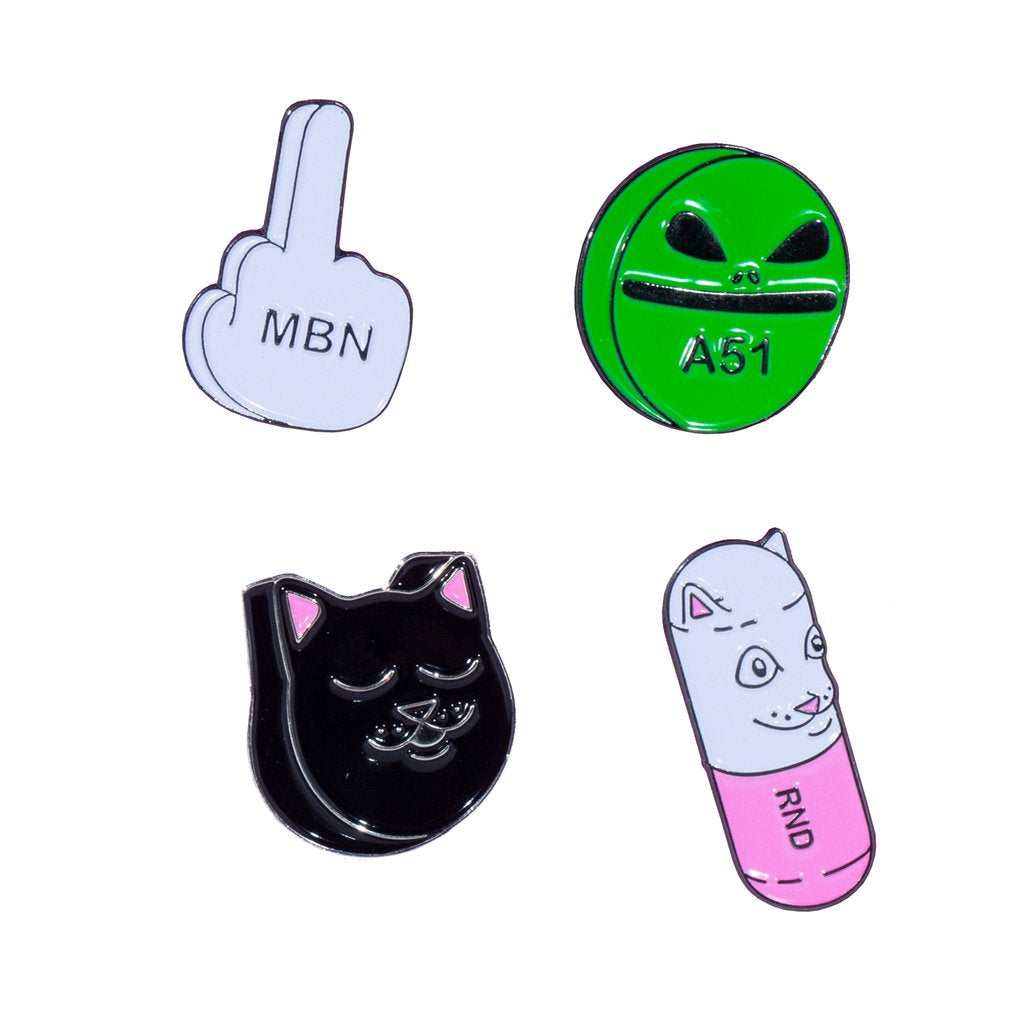 RIPNDIP - Daily Dose Pin (Set Of 4)
