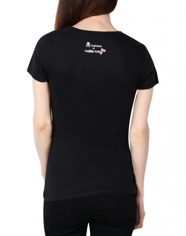 tokidoki x Hello Kitty - Sushi Car Kitty Women's Tee, Black - The Giant Peach