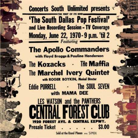 South Dallas All-Stars - South Dallas Pop Festival 1970, CD - The Giant Peach